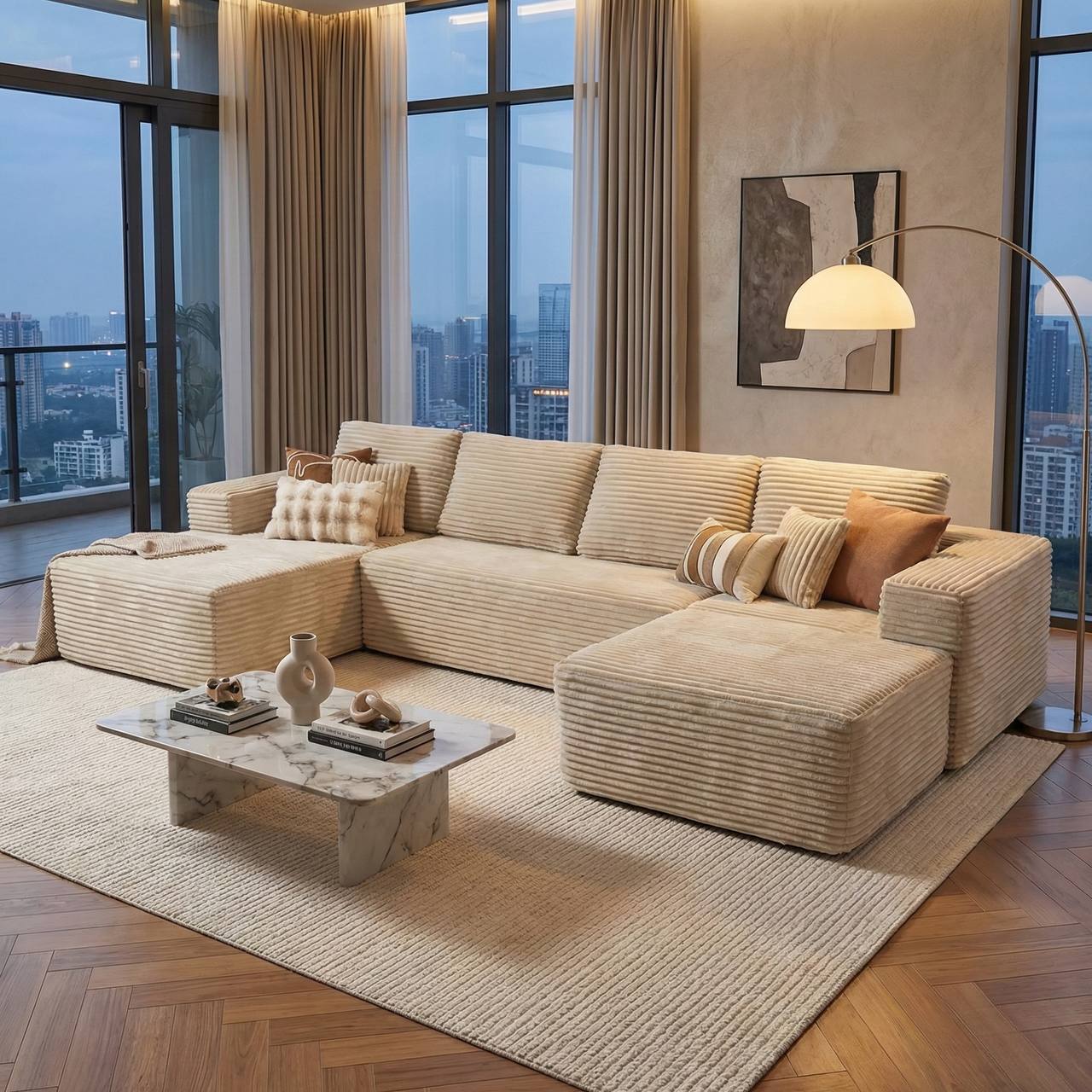 U-Shaped Couch