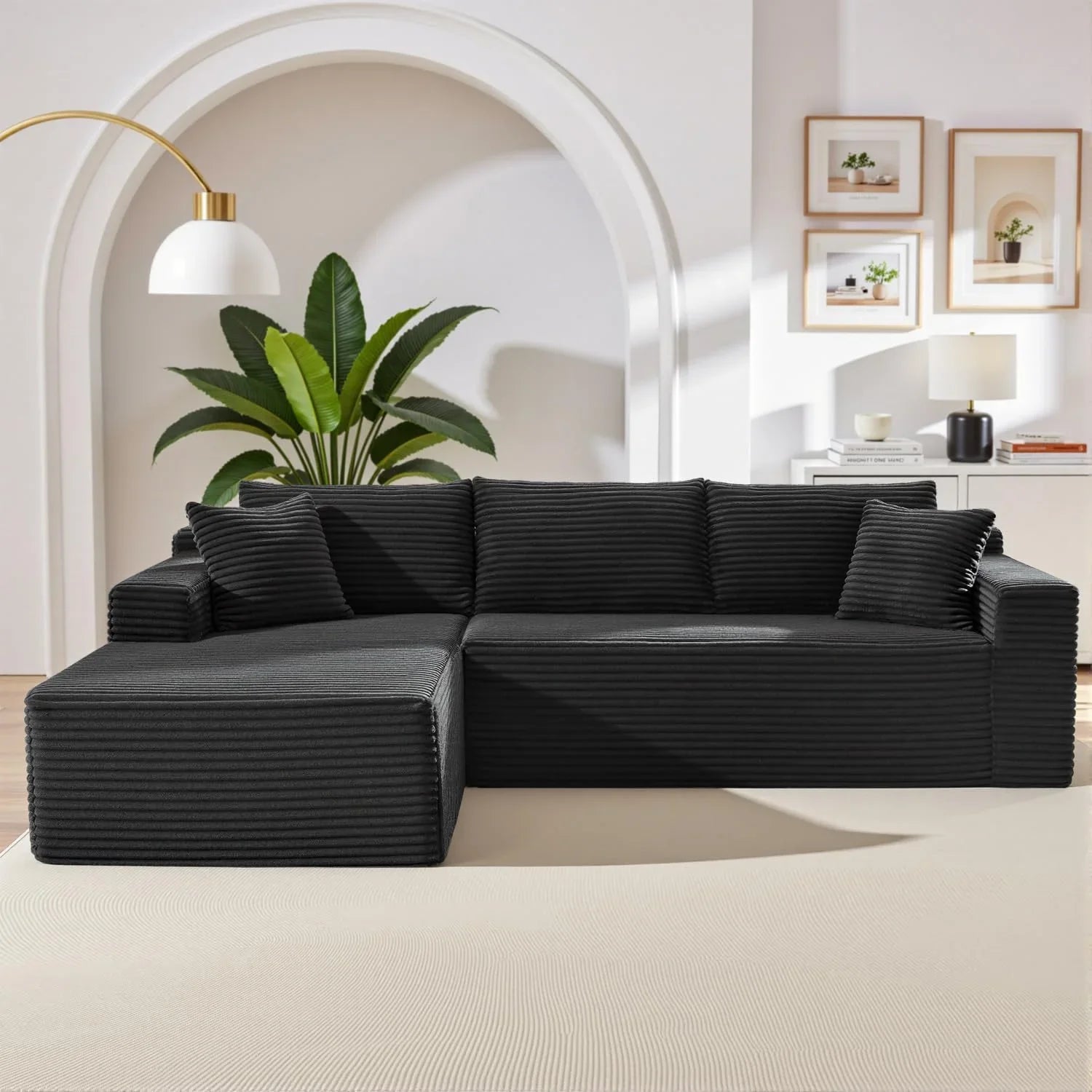 Cove Boneless L-Shaped Modular Sofa