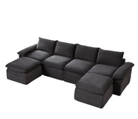 Norvane U-Shaped Boneless Sectional Sofa