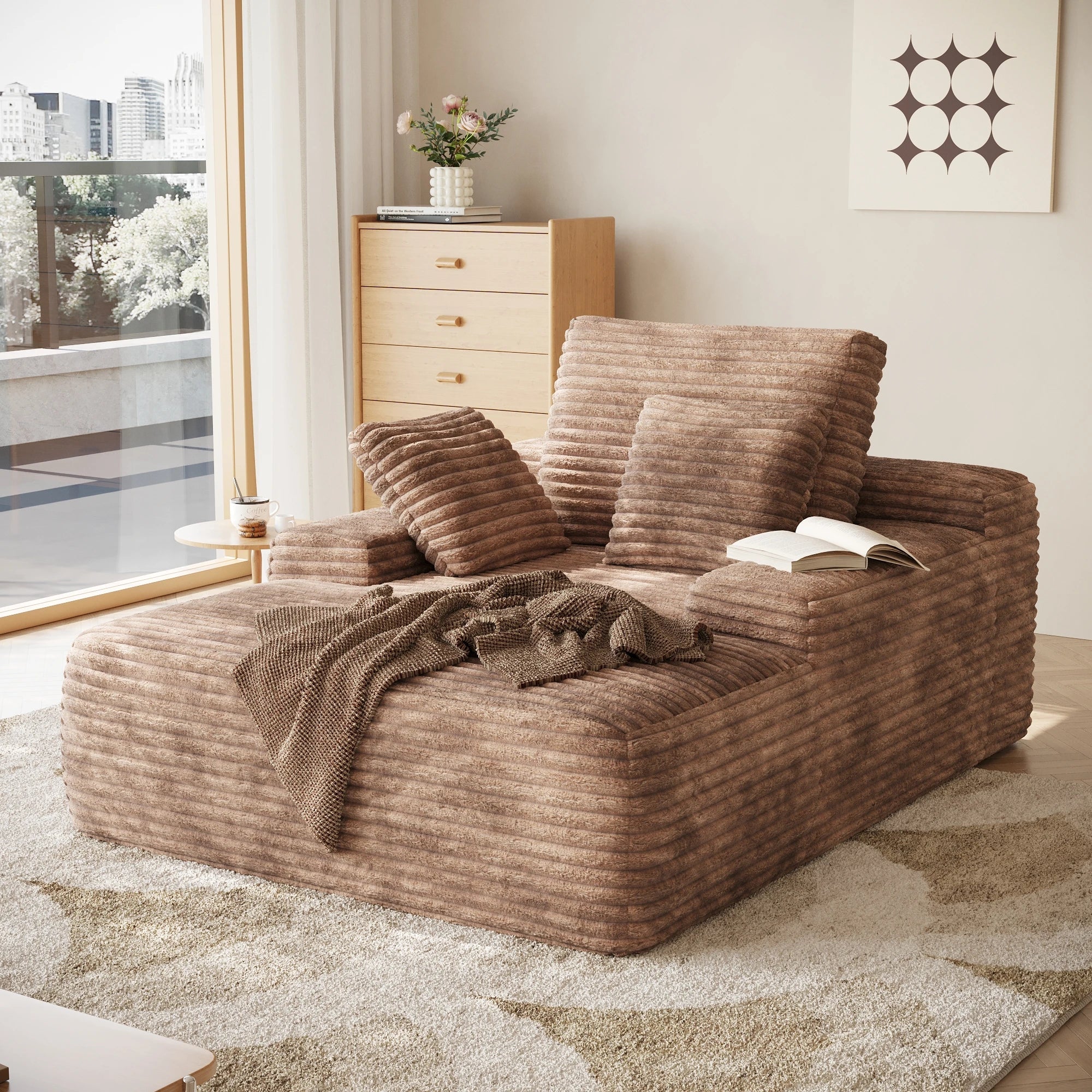 Nordic Boneless Lounge Sofa Bed
