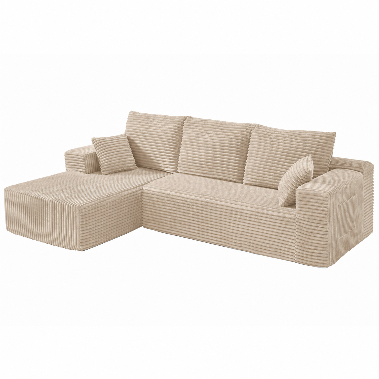 Luma L-Shaped Boneless Couch