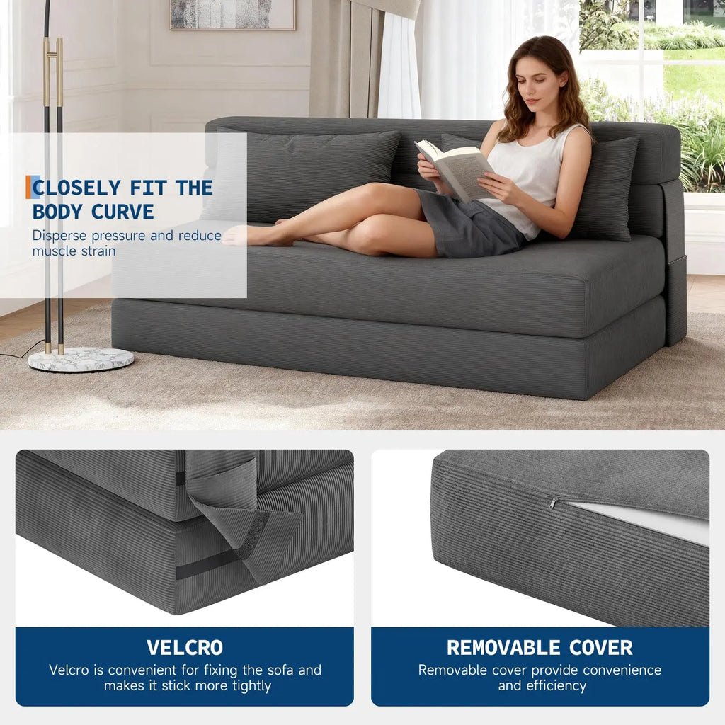 Rowan 4-in-1 Convertible Sofa Bed