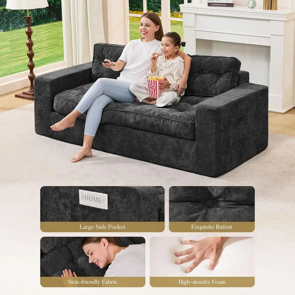 Harlow Tufted Boneless Sofa