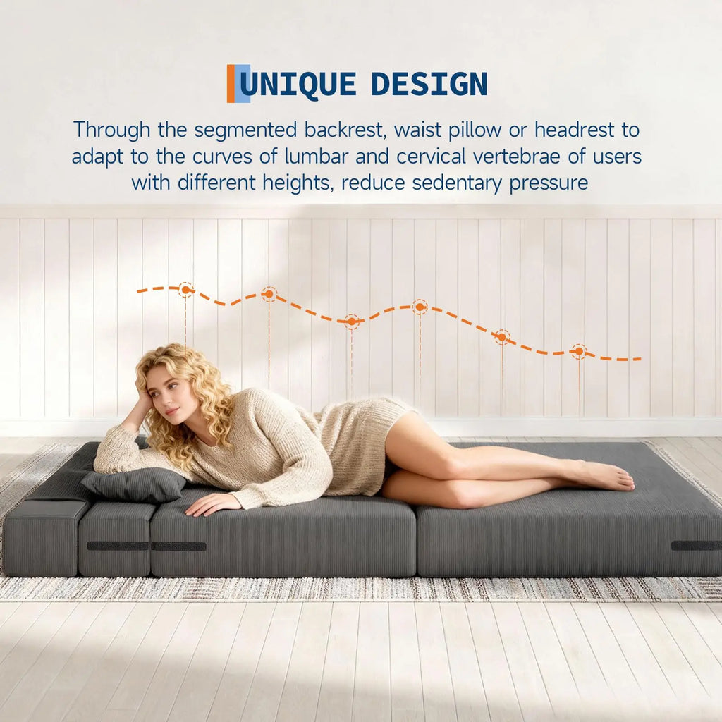 Rowan 4-in-1 Convertible Sofa Bed