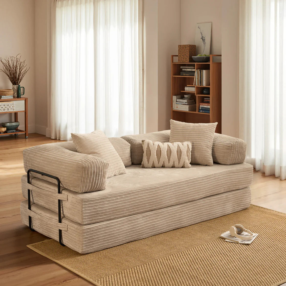 The Solace Boneless Compressed Sofa 