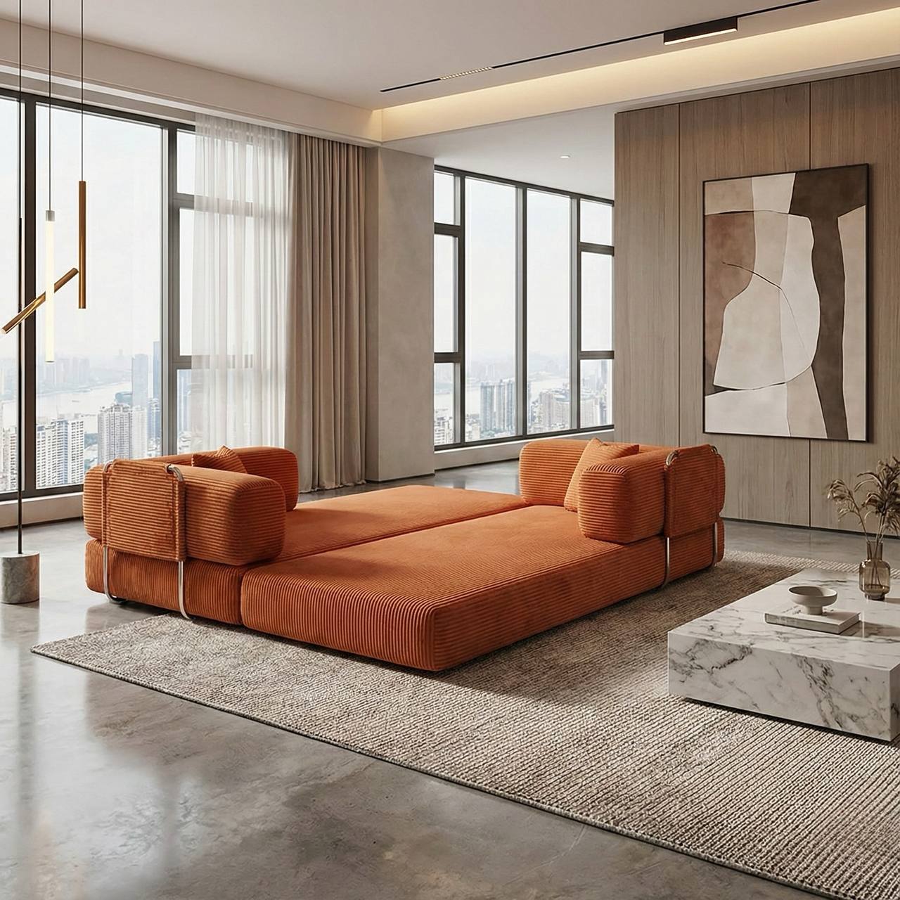 Solace Boneless Compressed Sofa