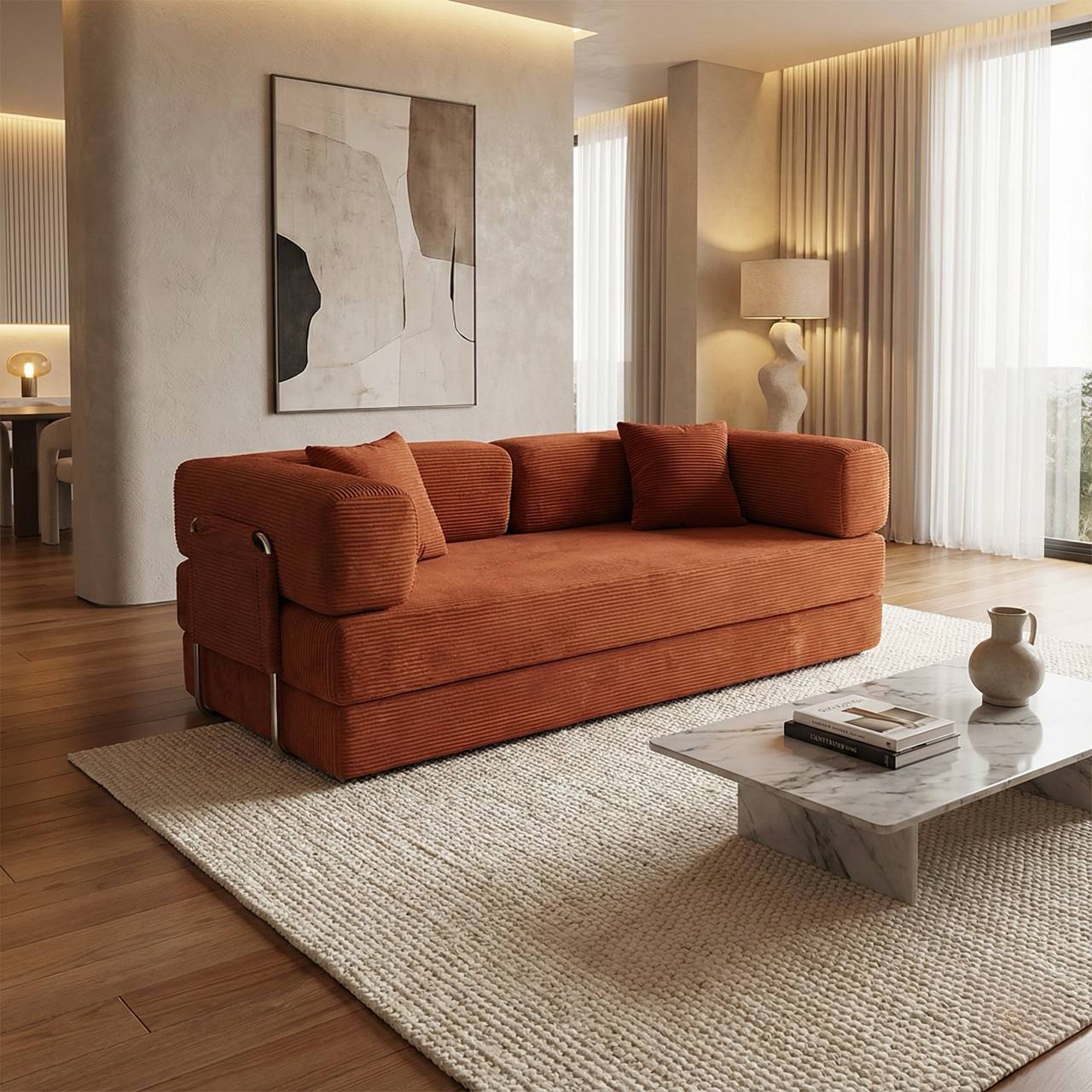 Solace Boneless Compressed Sofa