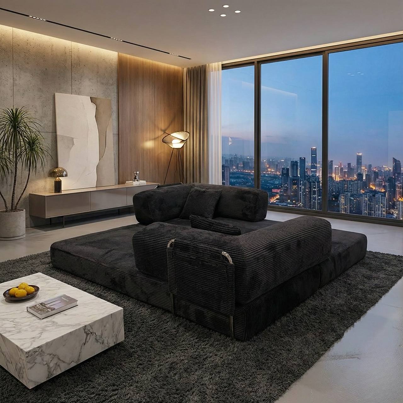 Solace Boneless Compressed Sofa