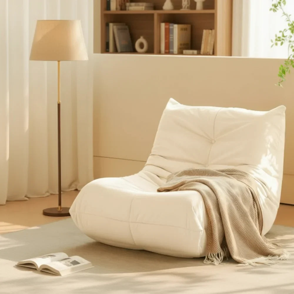 The Velmora  One-Seat Boneless Compression Bean Bag Sofa Chair 